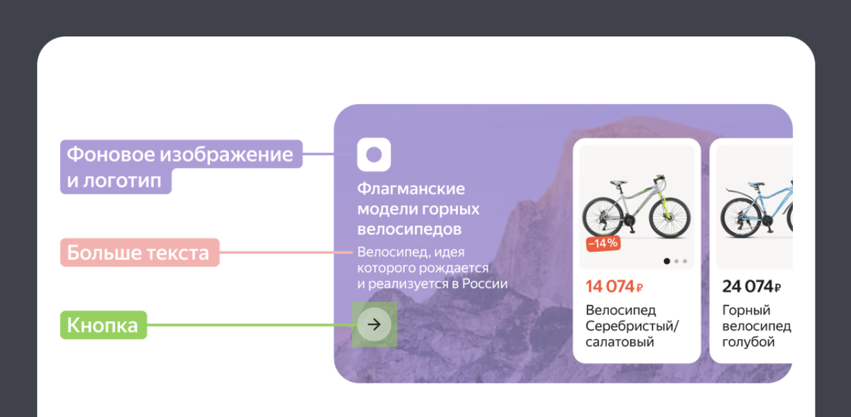 Полки на главной странице 