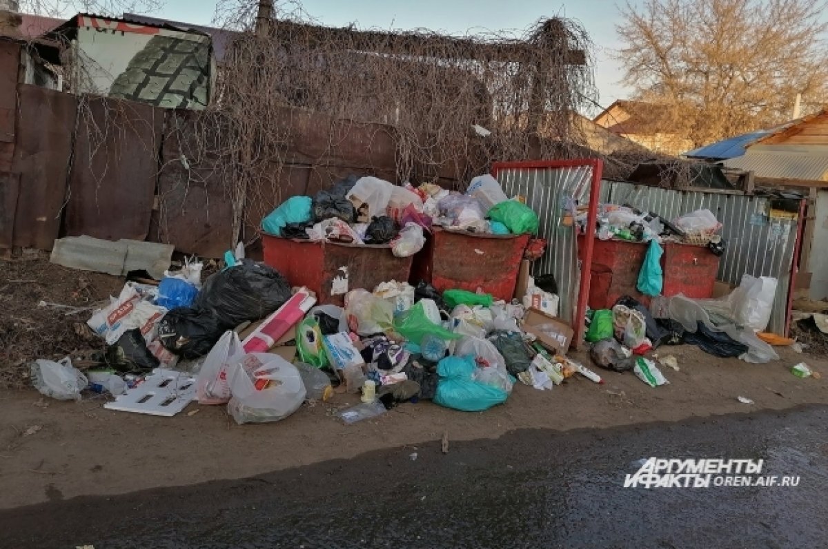    В Курманаевском районе привели в порядок мусорные площадки.