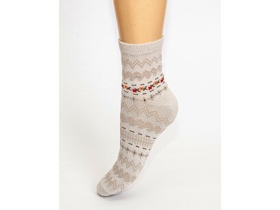 Носки женские пс213 бежевыйсостав хлопок 80%,ПА-15%,эластан-5% 61,5р.