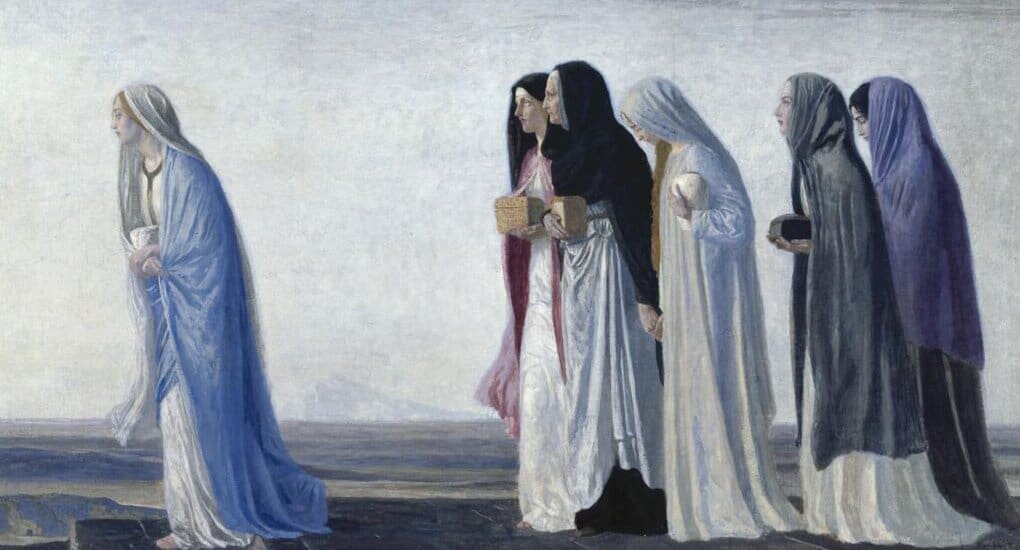 Жёны-мироносицы. Источник изображения https://foma.ru/19-maya-2013-nedelya-zhen-mironosicz.html