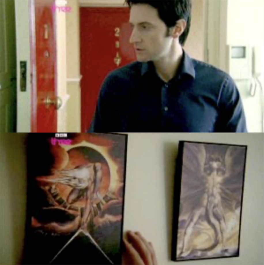 Richard Armitage x William Blake: Urizen, The Ancient of Days; The Great Red Dragon and the Woman Clothed with the Sun (Spooks)
