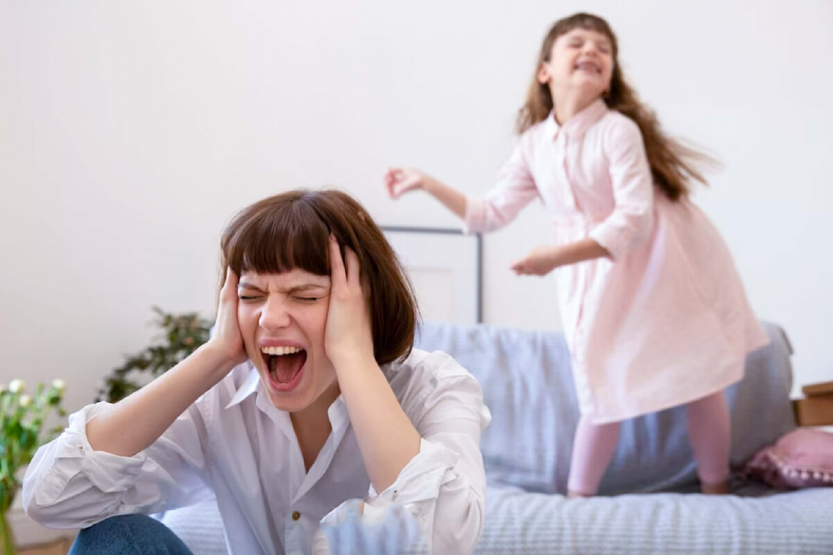 Истерика ребёнка с диагнозом СДВГ