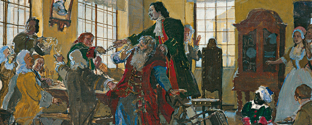 Царь собственноручно постриг бороды некоторым боярам