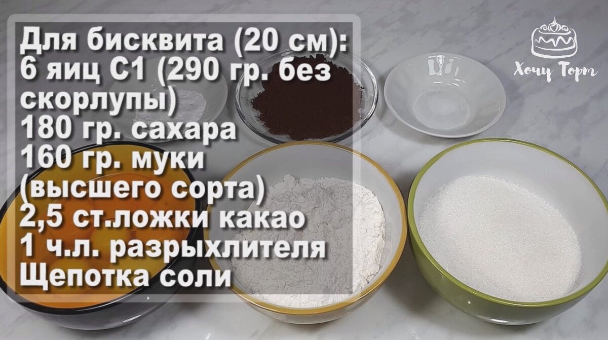 Пышный шоколадный бисквит. Идеально подойдёт для любого шоколадного торта.  Нежный, воздушный и очень вкусный. Пошаговый рецепт с фото | Хочу ТОРТ! |  Дзен