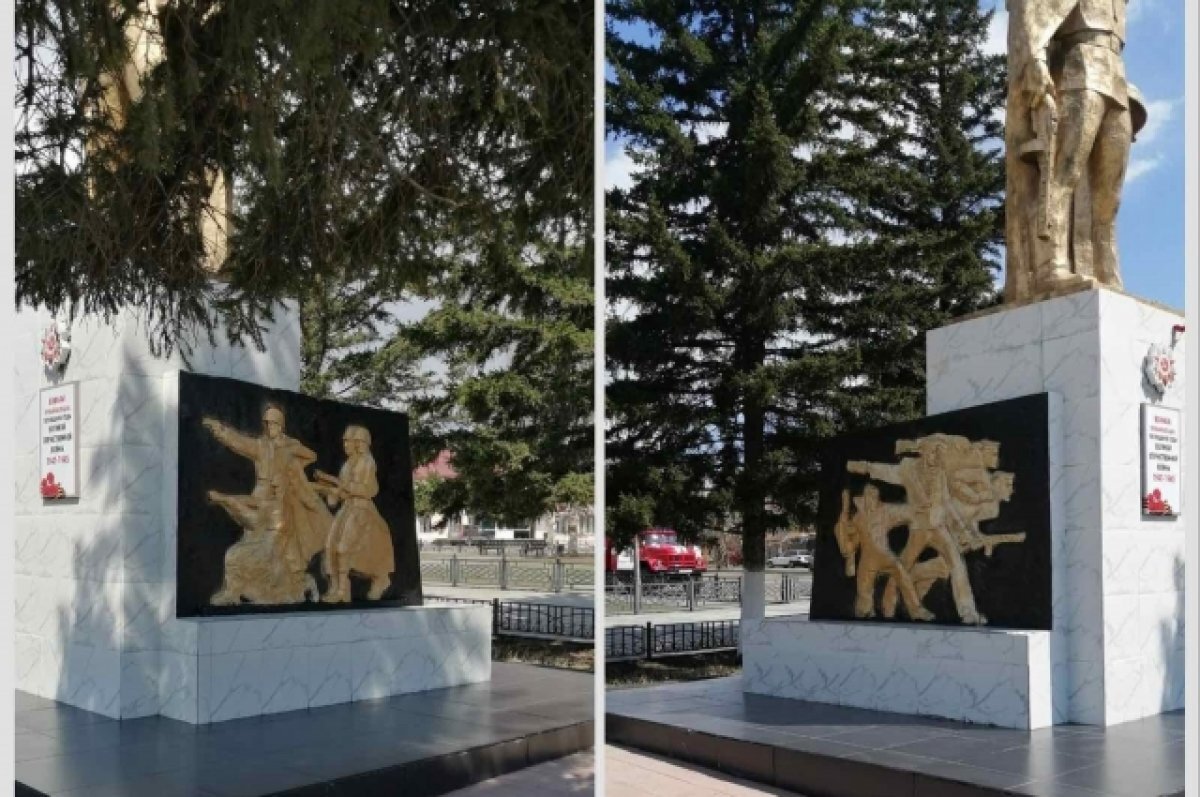    Привлекший внимание СКР памятник в Прибайкальском районе отремонтировали