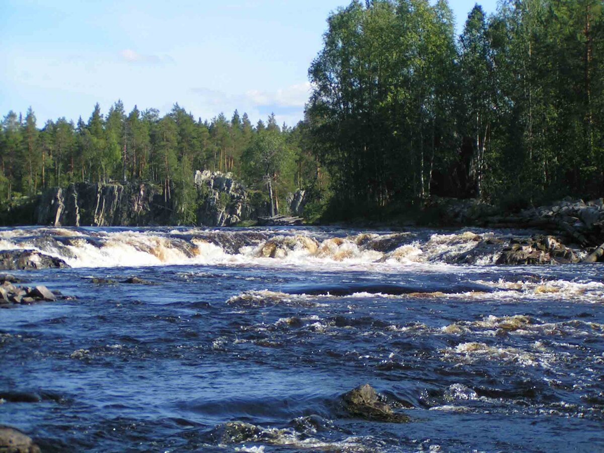 Пороги на реках Карелии