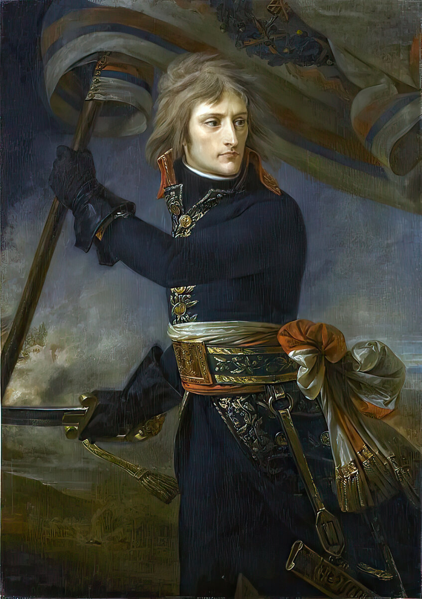 Бонапарт на Аркольском мосту. Antoine-Jean Gros (1771–1835). Общественное достояние