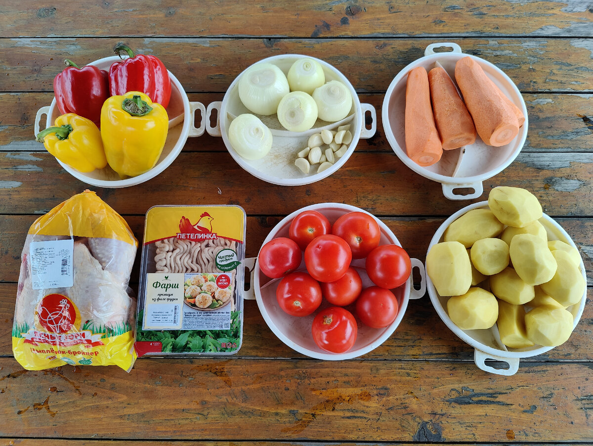 Что понадобиться для приготовления куриного супа-шурпы с фрикадельками в казане