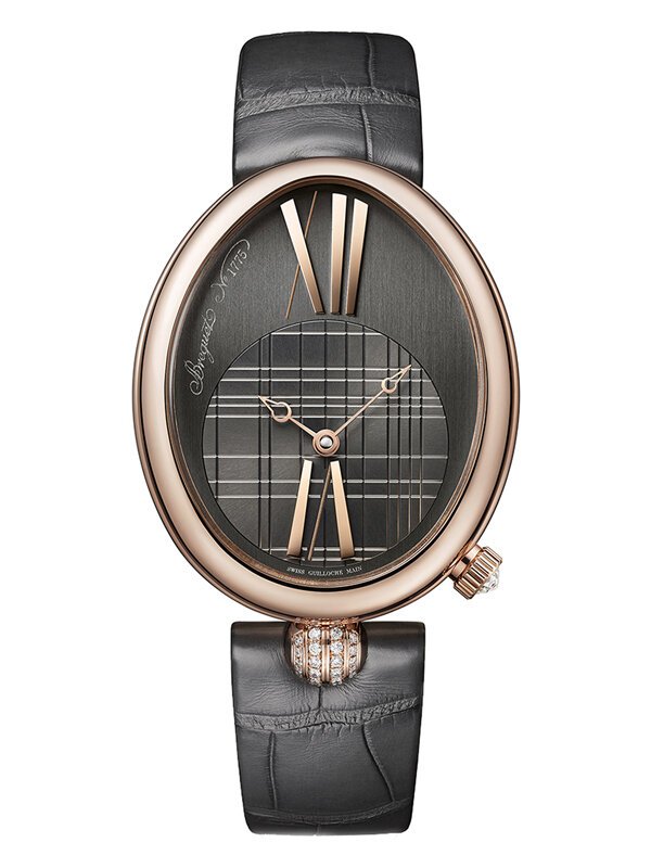 Часы Breguet de Naples в корпусе из розового золота с бриллиантами на корпусе и заводной головке