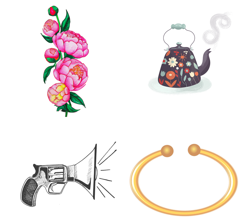 Примерно так может выглядеть ваша работа. Сначала для примера я хотела вставить живые рисунки — свои или клиентов, но передумала, т.к. не хочу сбивать вас с толку. Поэтому в коллаже — стоковые изображения. Фото мое