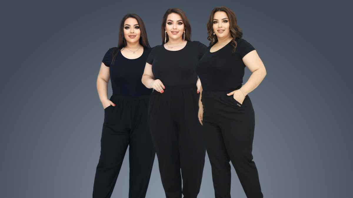 Летние брюки для женщин plus size
