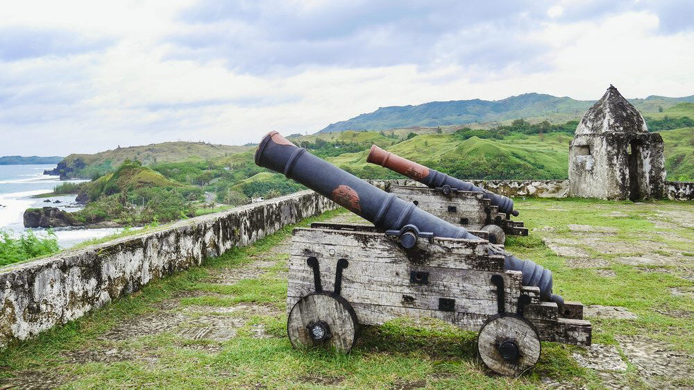 Вид с оружейного бастиона того самого форта