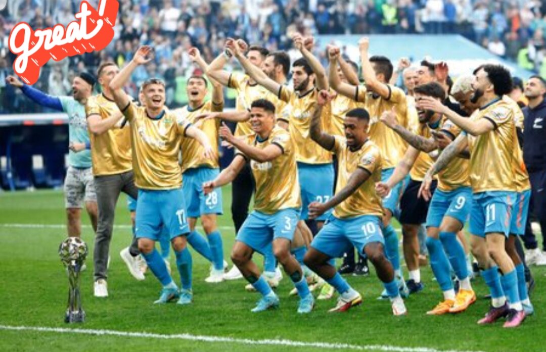 "Зенит" - Чемпион!!! 👏👏👏