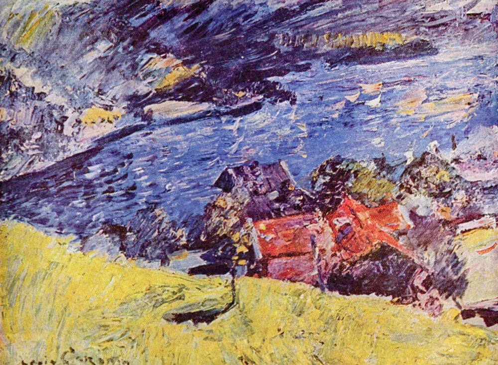 Художник Ловис Коринт "Озеро Вальхен"