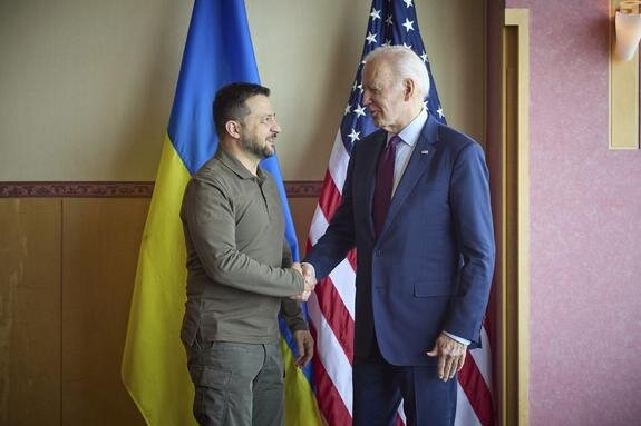    Президент США Джо Байден и глава Украины Владимир Зеленский, Presidential Office of Ukraine / globallookpress.com