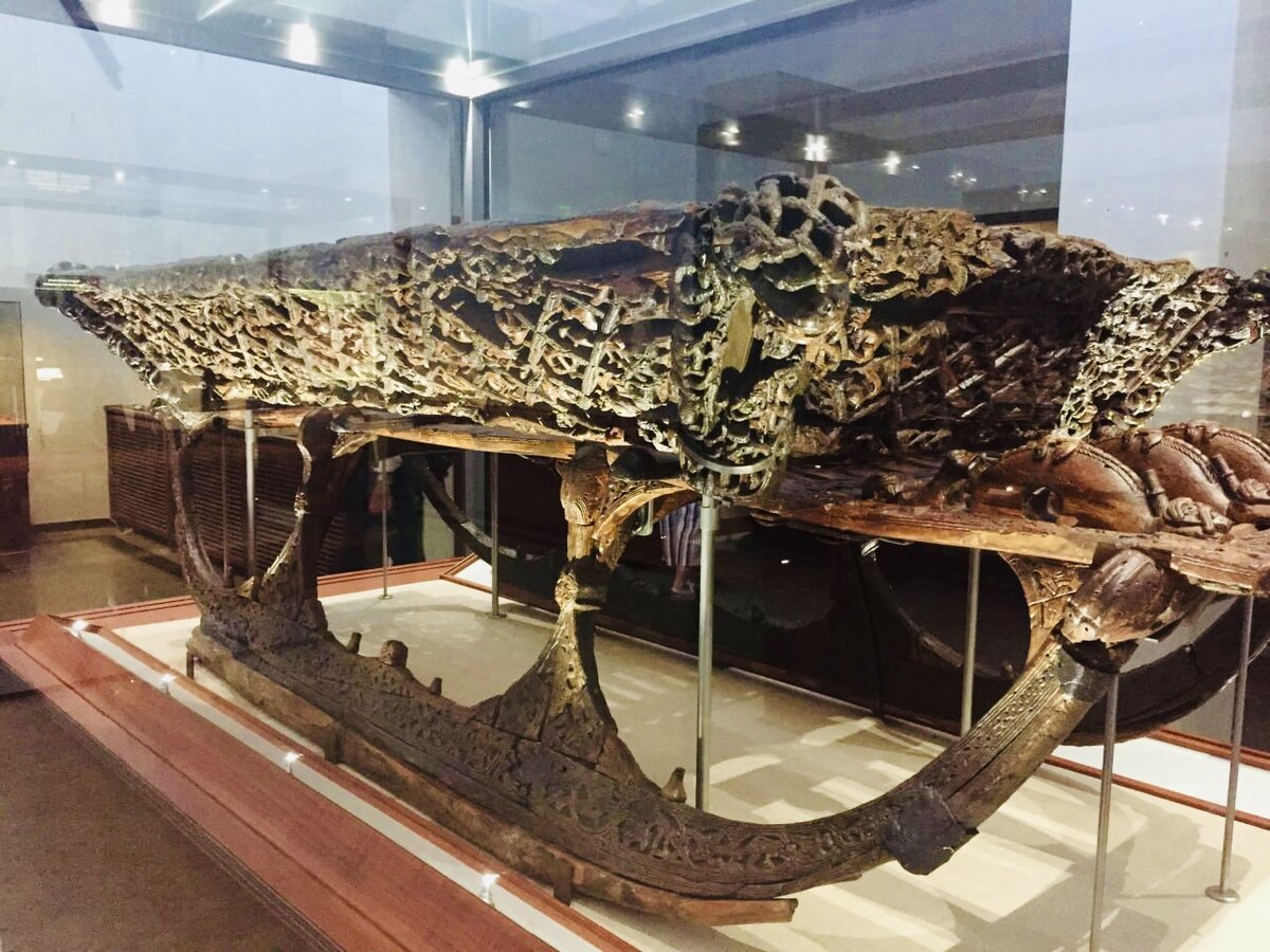 Сани викингов. Музей эпохи викингов. Осло, Норвегия