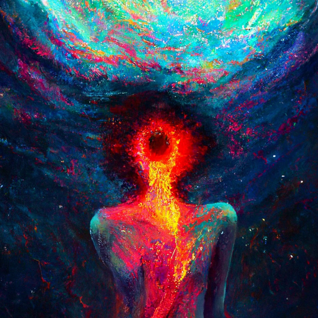 "Аллегория депрессии", И.И. Нейронкина (нарисовано в интерфейсе "Шедеврум") 