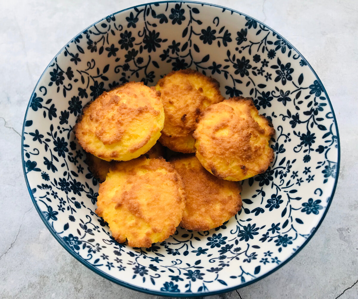 Никакой муки, сахара и масла. Низкоуглеводное печенье к чаю. Всего 3  ингредиента | Волшебная Кулинария | Дзен