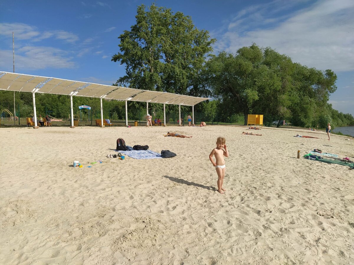 Утро на пляже