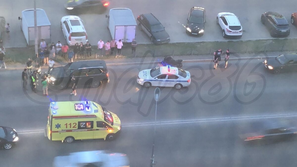    В Сургуте в ДТП пострадала девушка-байкер