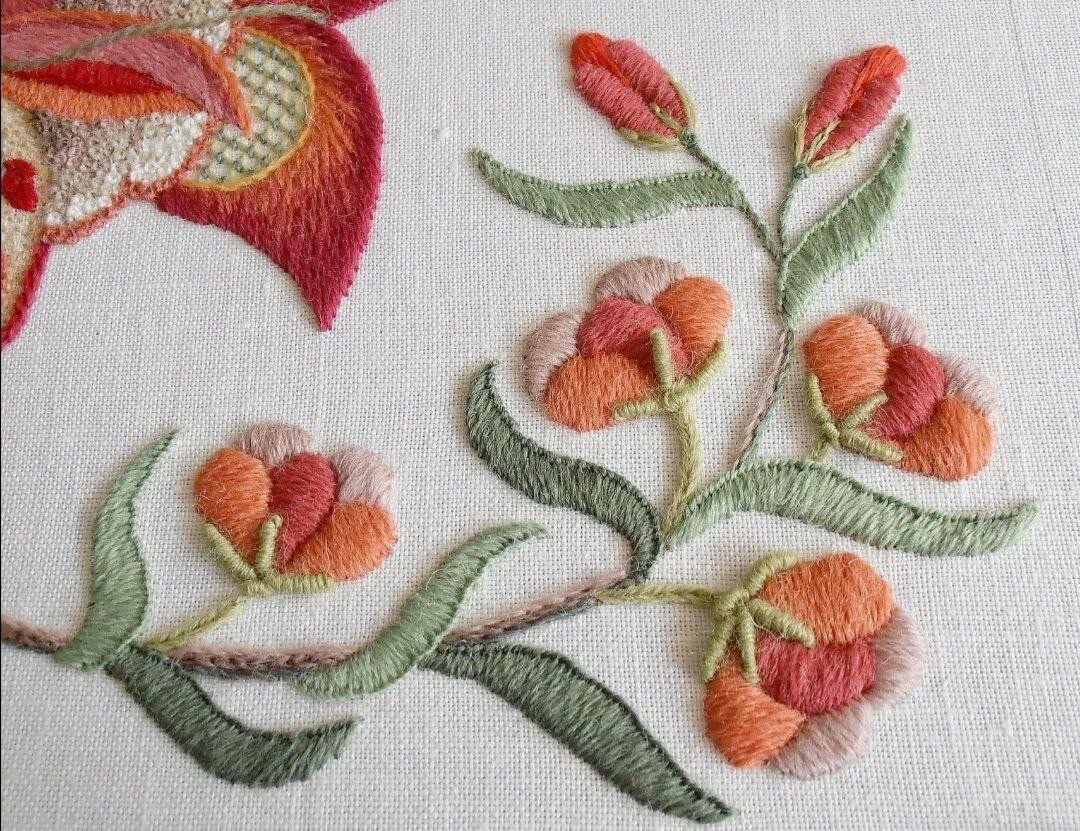 Leaf Stitch («вышивка листьев»).