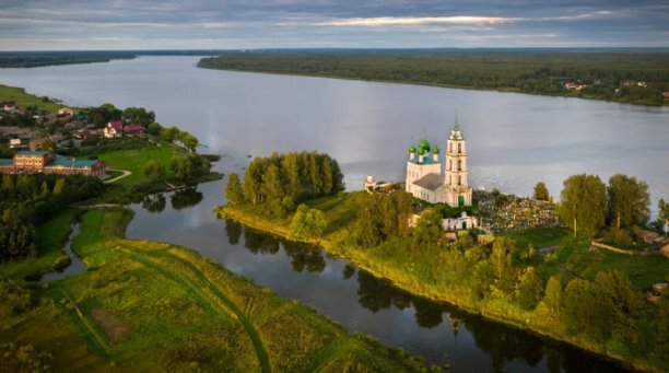 село Диево-Городище на Волге