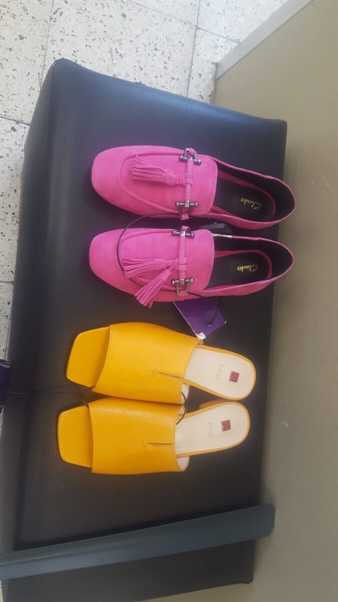 шлепки Hegl и лоферы Clarcs