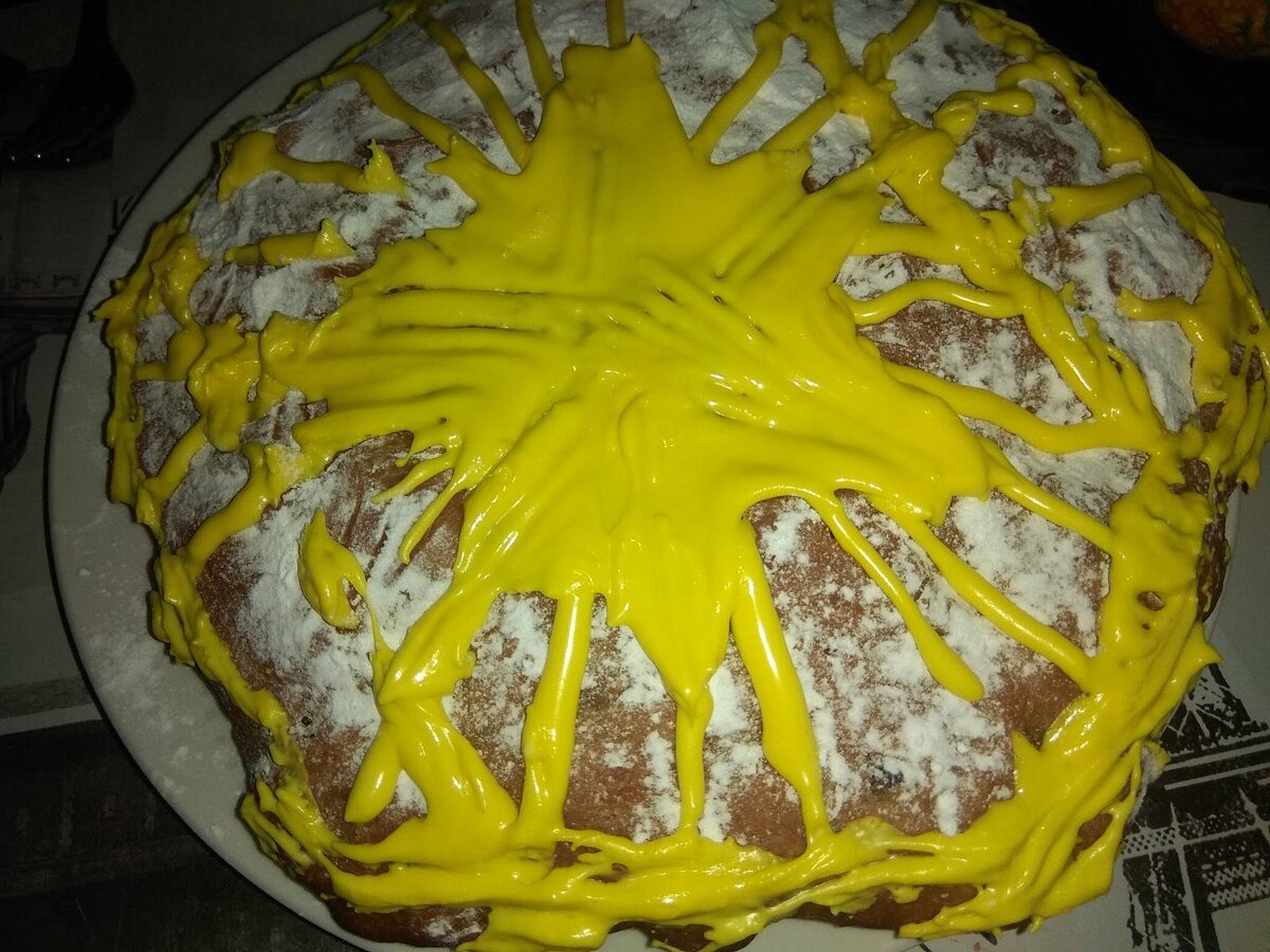 при желании можете сократить сахар и изюм. У меня очень много