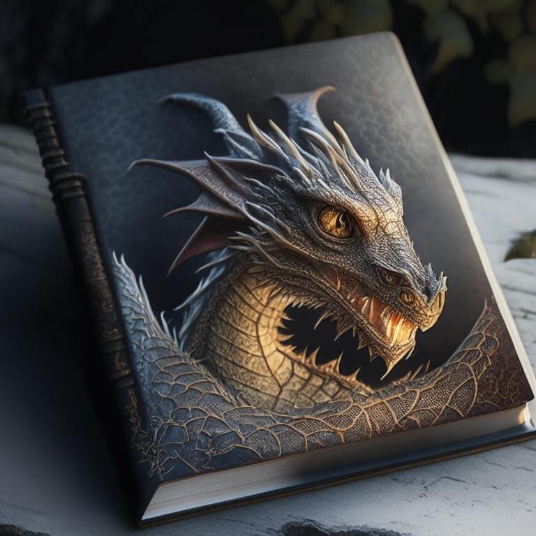 Собрание драконов и книг. Дракон нейросеть. Книга дракона.