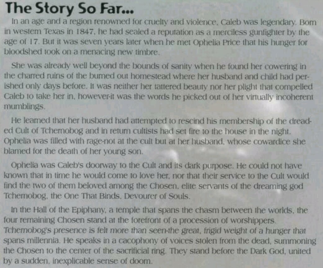 Сюжет игры, страница 2. Источник old-game.