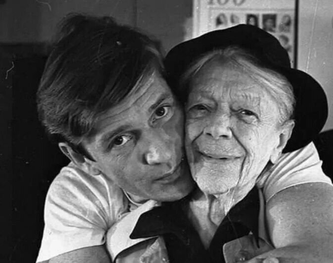 С Александром Абдуловым, 1990-е годы