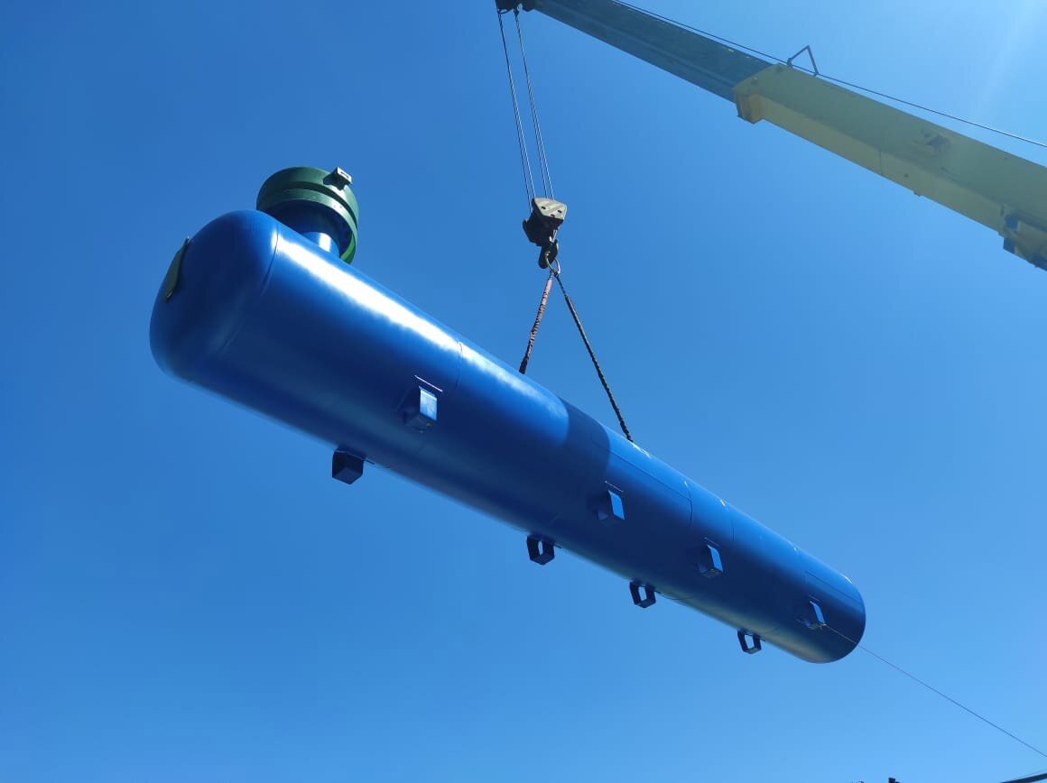 Разгрузка газгольдера Медведь 8000л