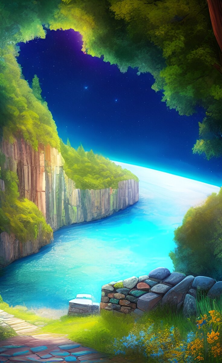 Картинка автора. Создана при помощи программы нейро сеть. 