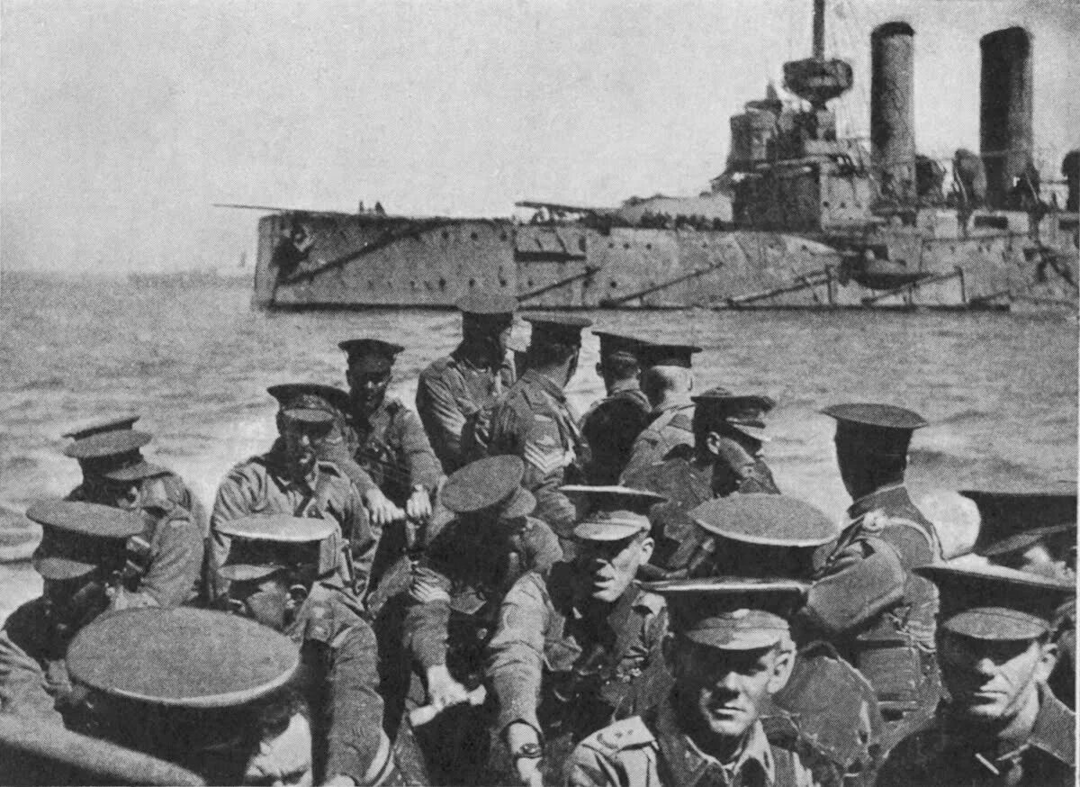 Высадка в Галлиполи 1915