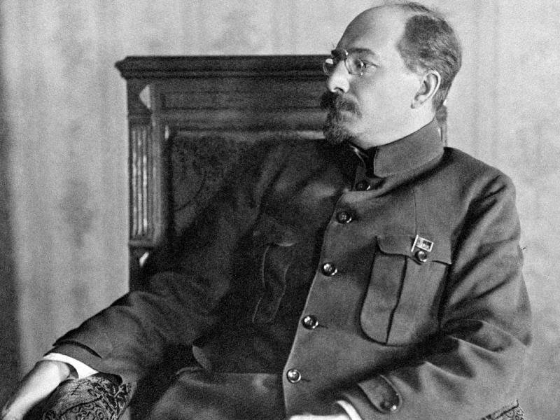 Нарком просвещения А. Луначарский, 1925 год. фото из ria.ru