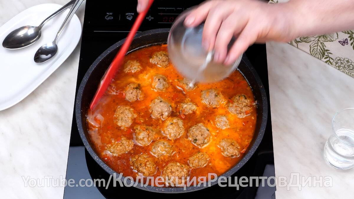 Нежные мясные тефтели без риса в томатной подливе на сковороде! Рассыпчатый  гарнир из булгура с овощами! | Дина, Коллекция Рецептов | Дзен