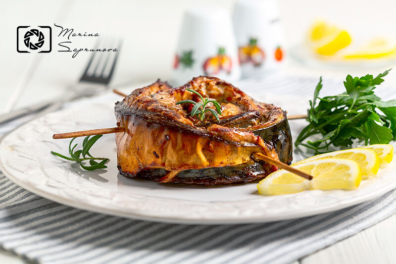 Рулет из скумбрии.