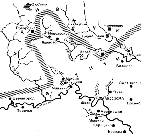 Кривичи карта расселения