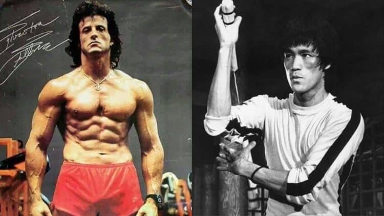 @allstallone, @BruceLee (Instagram)