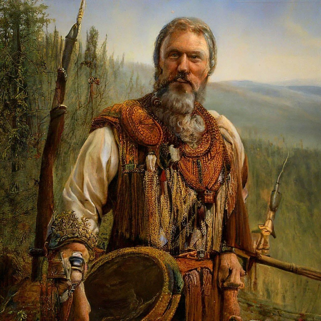 Склавин в представлении нейросети