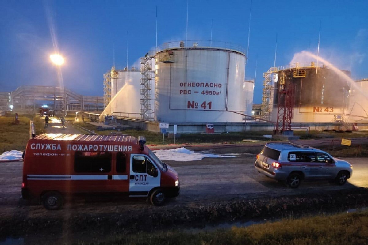    После ночного пожара нефтезавод в Ильском работает в штатном режиме