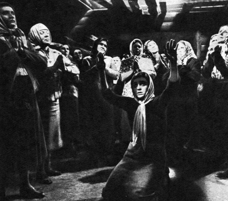 Кадр из х/ф "Тучи над Борском" (1960)