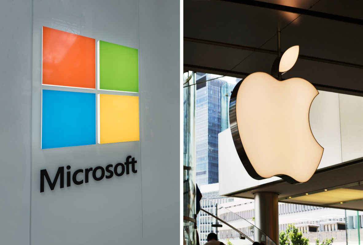 Apple vs microsoft презентация