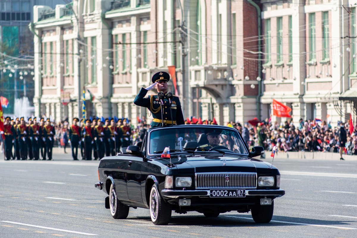    В центре Новосибирска перекрыты улицы из-за Парада Победы