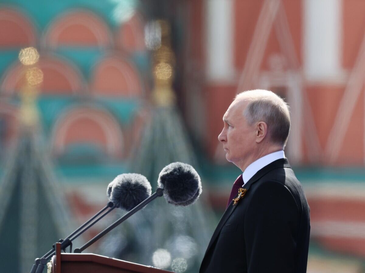    Президент РФ Владимир Путин выступает на параде в Москве, посвященном 78-й годовщине Победы в Великой Отечественной войне© РИА Новости / POOL