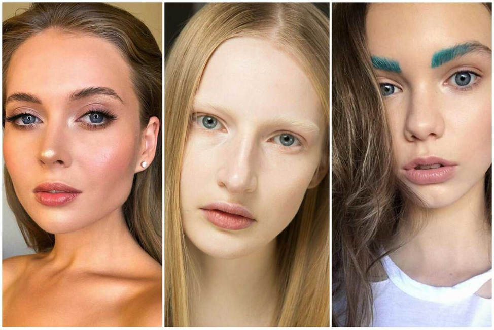 The Best NYFW Fall 2017 Beauty Trends The Stripe Glossy lids, Beauty 2017, Makeu