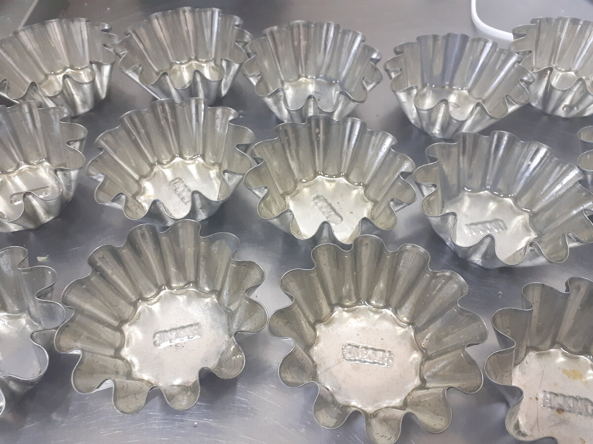 Это мои формочки из нержавейки.