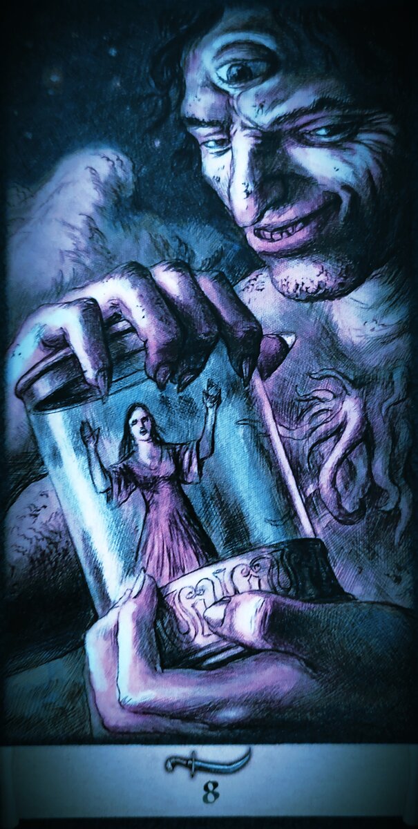 Здесь и далее карты таро колоды "Чёрный Гримуар"