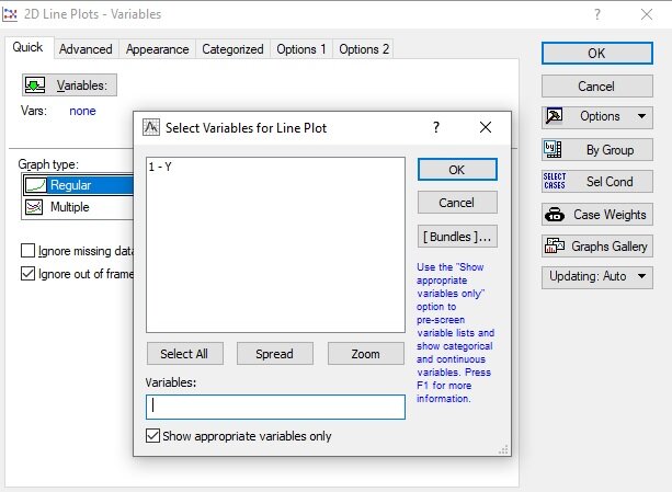 Задаём переменную Y