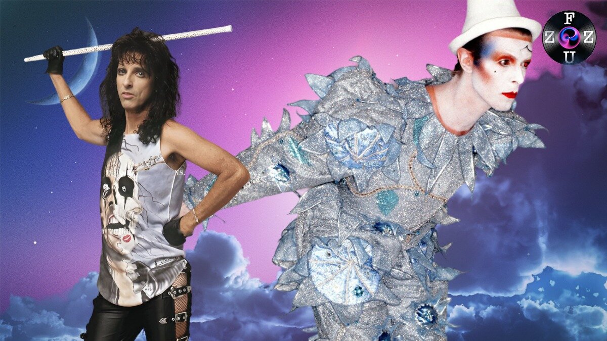 Элис Купер и Дэвид Боуи